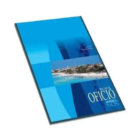 Block América Nos Rayado Oficio Emblocado 80 hojas