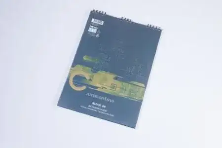 Block Arte Online Cuadriculado A4 Espiralado 70 hojas