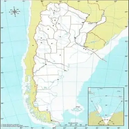 Mapa Rivadavia Prov de Catamarca Político Nº3 x unidad