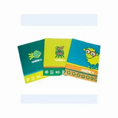 Cuaderno América Cuadriculado Escolar Tapa flexible 48 hojas