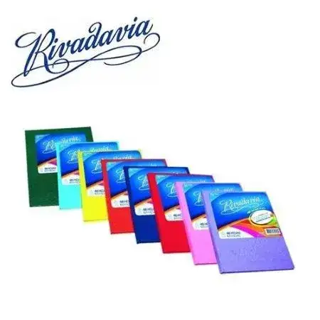 Cuaderno Rivadavia ABC Araña Cuadriculado Nº3 (19x24 cm) Rojo Tapa Dura 50 hojas