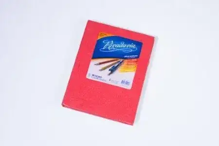 Cuaderno Rivadavia Araña Cuadriculado Escolar N°1 (16x21) Rojo Tapa Dura 98 hojas