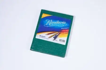 Cuaderno Rivadavia Araña Cuadriculado Escolar N°1 (16x21) Verde Tapa Dura 98 hojas