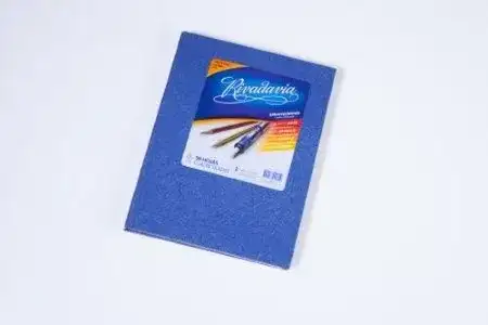 Cuaderno Rivadavia Araña Cuadriculado Escolar Azul Tapa Dura 98 hojas