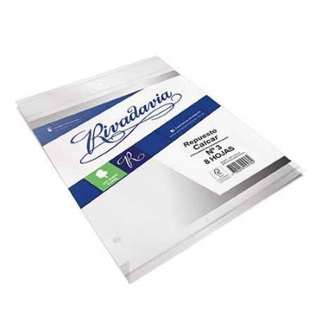 Repuesto Rivadavia De Calcar Nº3 8 hojas -2