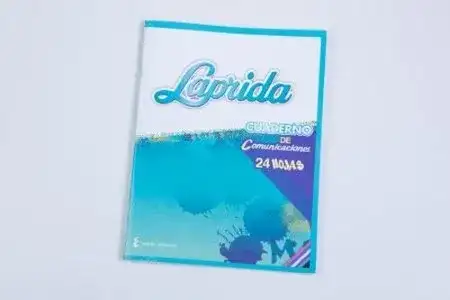 Cuaderno Laprida Comunicaciones Escolar Tapa flexible 24 hojas