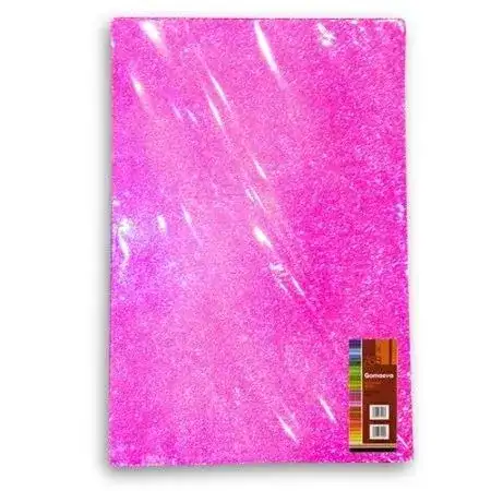 Goma Eva ASB Glitter Fucsia x 10 unidades