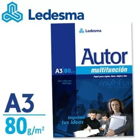 Resma Autor A3 80gr Blanca 500 hojas