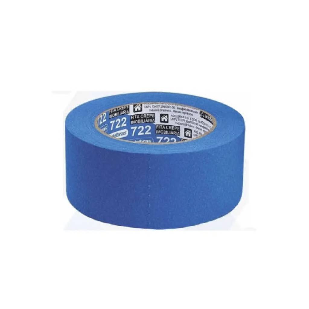 Cinta De Papel Adelbras Azul 722 48mm X 50mm -1