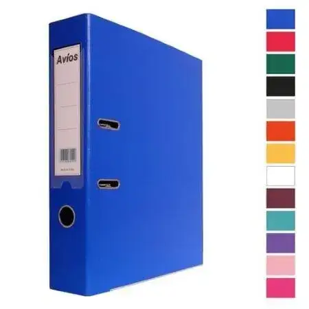 Bibliorato Avíos Entelado PVC Oficio Lomo 7cm Gris