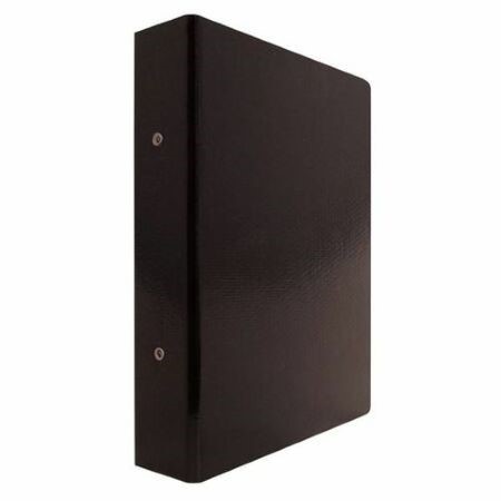 Carpeta con anillos Avíos De fibra Oficio 2 x Ø40mm Negro Económica -2