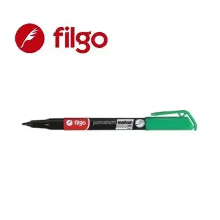 Marcador Filgo 40 Permanente Punta fina Verde