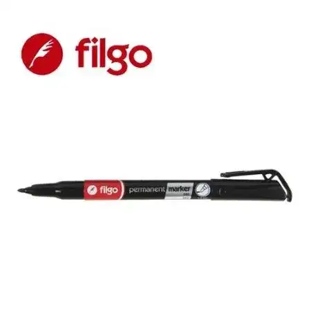 Marcador Filgo 40 Permanente Punta fina Negro