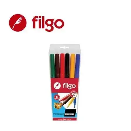 Marcadores Filgo Pinto 2220 6 colores