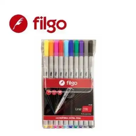 Microfibra Filgo Liner 038 0,4mm 10 colores