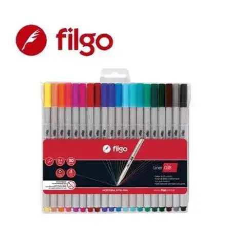 Microfibra Filgo Liner 038 0,4mm Celeste