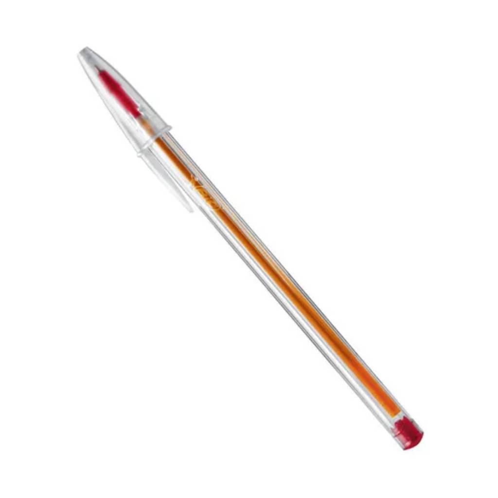 Bolígrafo Bic Cristal fina 0,8mm Rojo x unidad -2