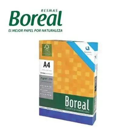 Resma Boreal A4 75gr Blanca 500 hojas