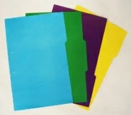 Carpeta interna Nepaco Sin solapa Oficio Bordeaux 3 posiciones