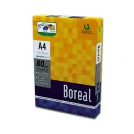 Resma Boreal A4 80gr Blanca 500 hojas