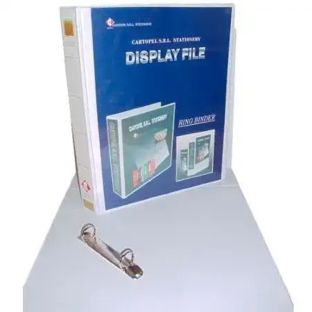 Carpeta con anillos The-Pel Con portada A4 2 x Ø20mm Blanco