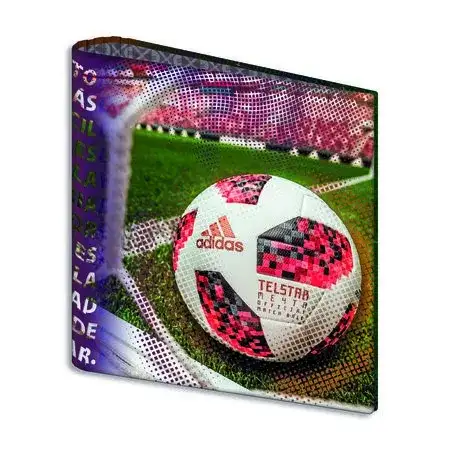 Carpeta The Pel  Escolar 3x40 Futbol Rojo