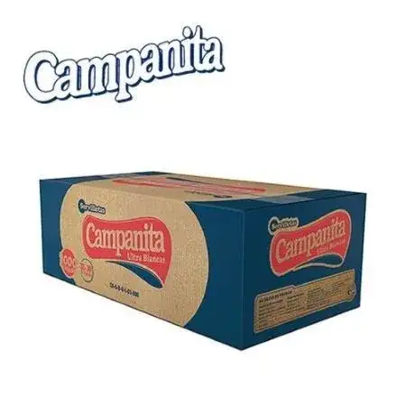 Servilletas Campanita 32x30cm Blanca Caja x 1000 a granel