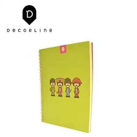 Libreta 15x15cm Decorline Beatles Clasico