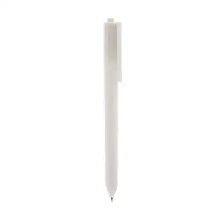 Boligrafo Sevilla Gris Oscuro Sin Grip Clip Blanco