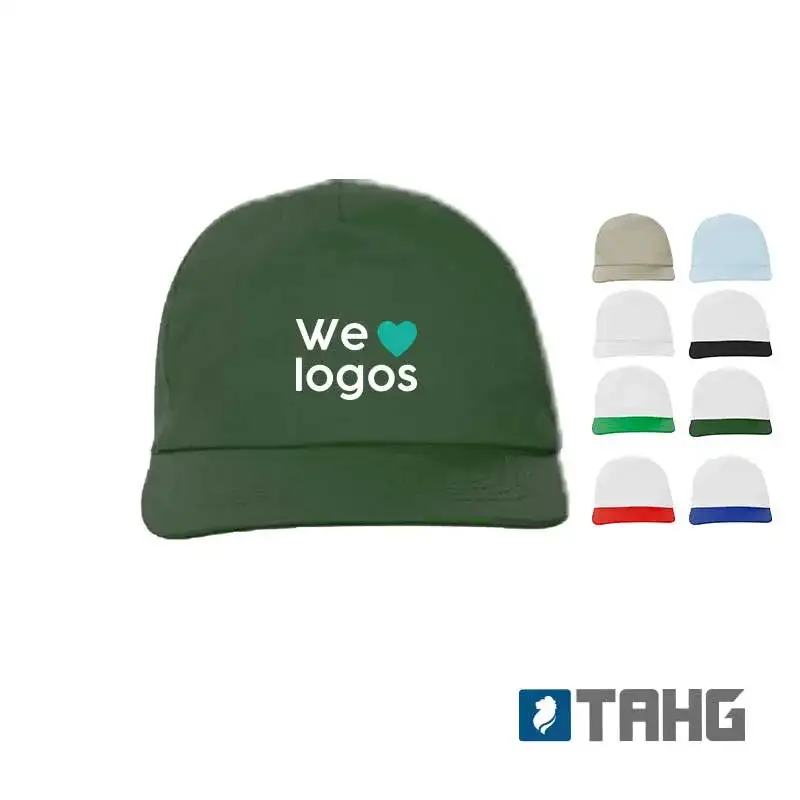Gorro K35 5 gajos c/velcro Amarillo Amarillo Gabardina 60z