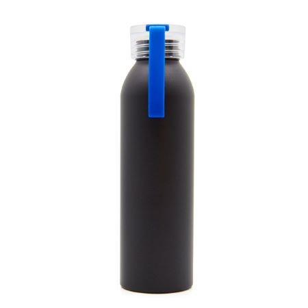 Botella ALU c/handle color Blanco Azul Aluminio/Zamac