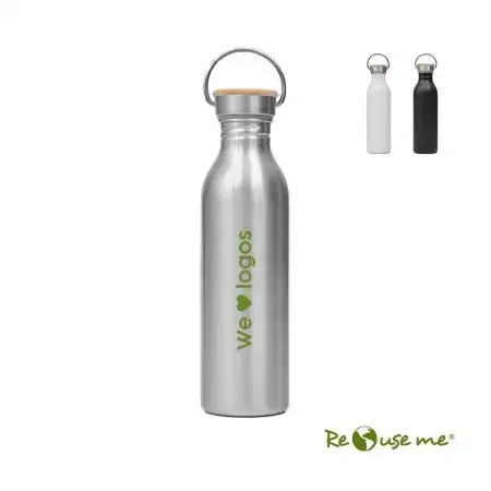 Botella Toms Gris Plata Gris Plata A.Inox/Hier