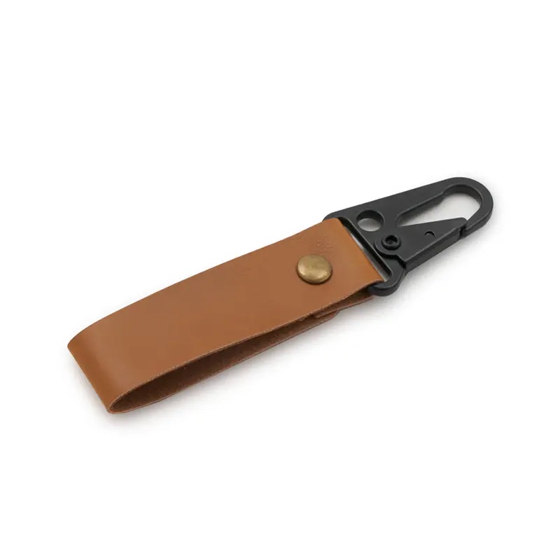 Llavero Smooth Marron Oscuro .