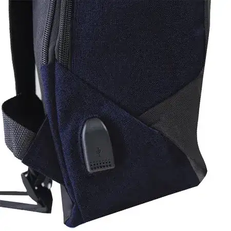 Mochila INNOVA Azul Negro Poliester