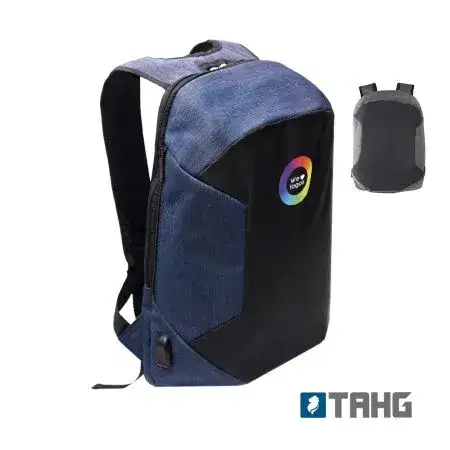 Mochila INNOVA Gris Oscuro Negro Poliester