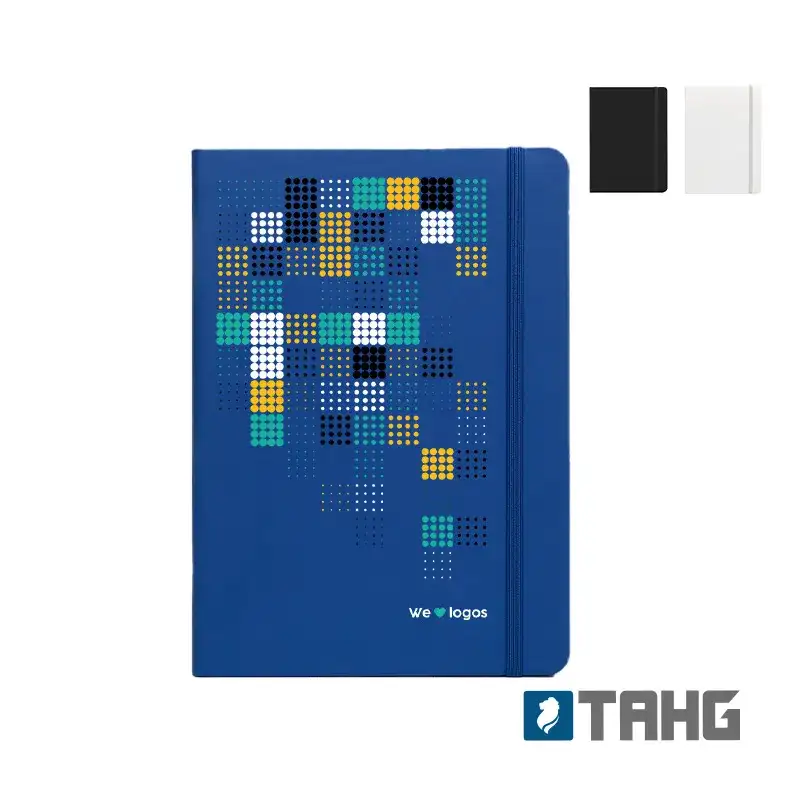 Cuaderno Plan A5 80 hojas Azul Cuero ecologico