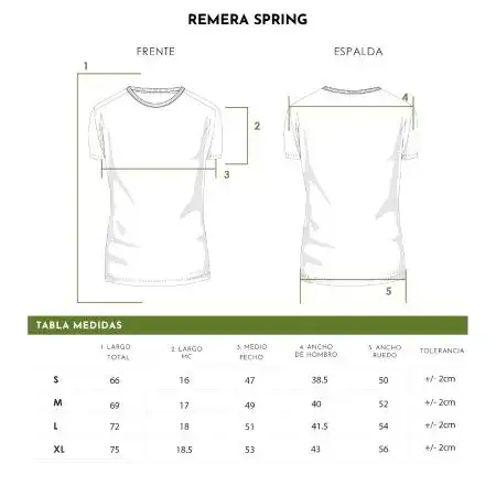 Remera Spring Medium Azul