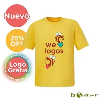 Remera Little Summer 10 Amarillo