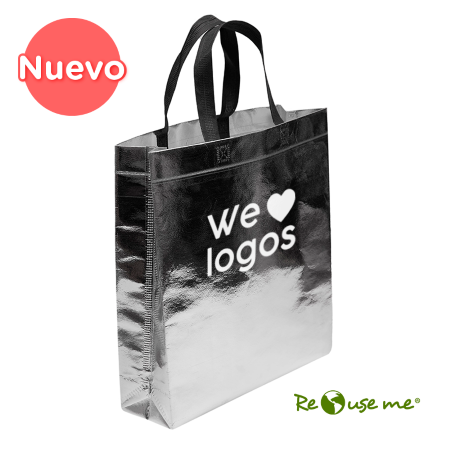 Bolsa Shiny Dorado Dorado Non Woven