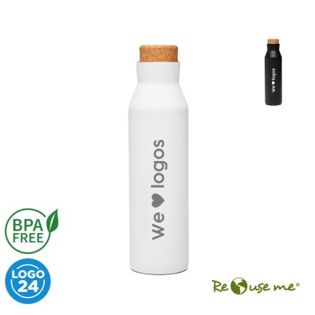 Botella Zen Blanco Blanco Acero