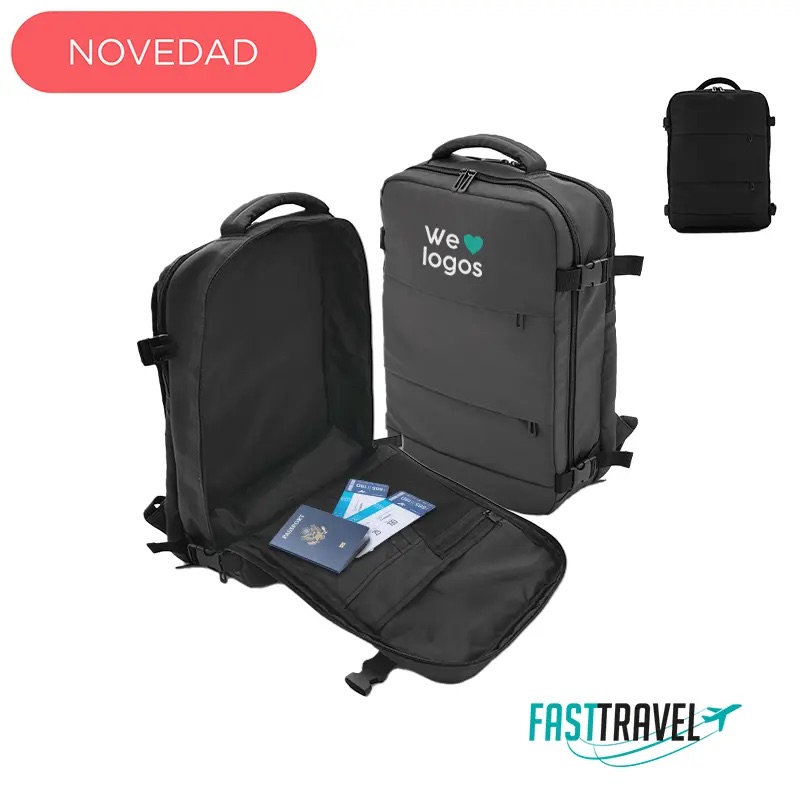 Mochila FLIGHT Gris Oscuro Gris Oscuro Nylon