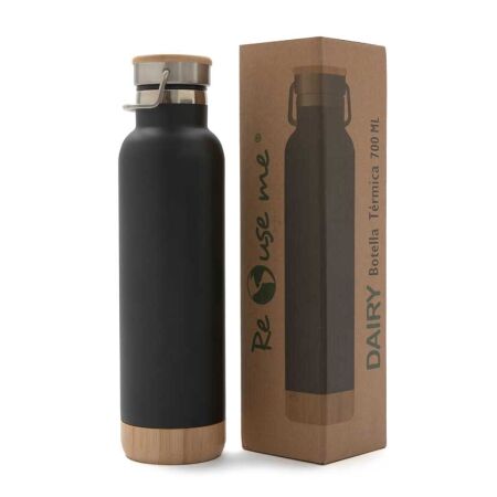 Botella Dairy Blanco Blanco Acero