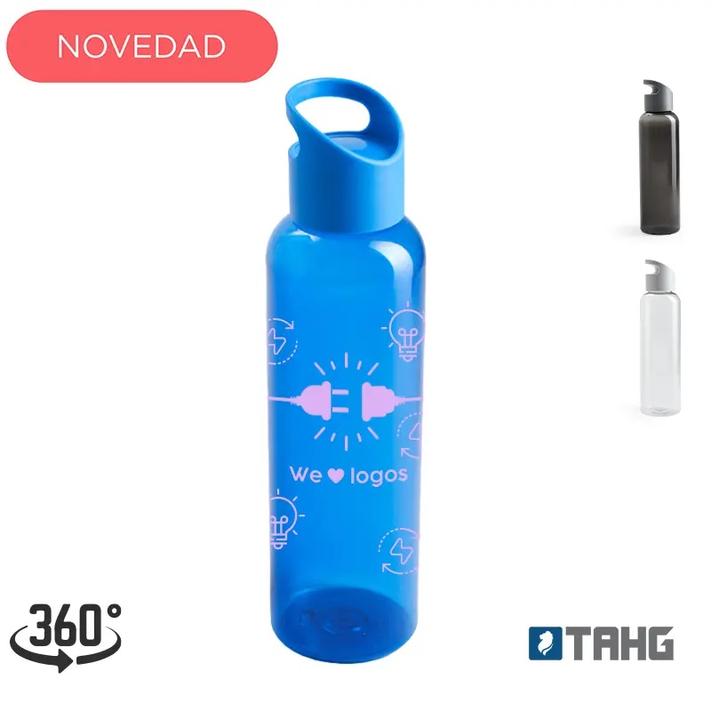 Botella Madagascar Azul Azul Plastico