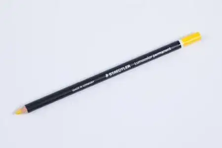 Lápiz Dermatográfico Staedtler Glasochrom 108 20 Amarillo