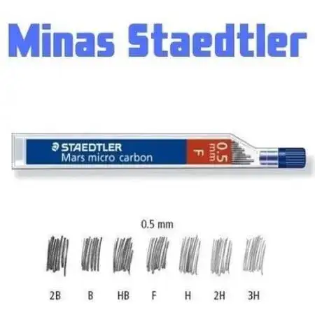 Minas 0,5mm F Staedtler   estuche x 12