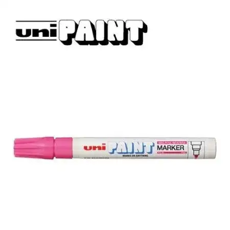 Marcador Uni Paint PX-20 Permanente base esmalte Punta redonda 2,2-2,8mm Rosa