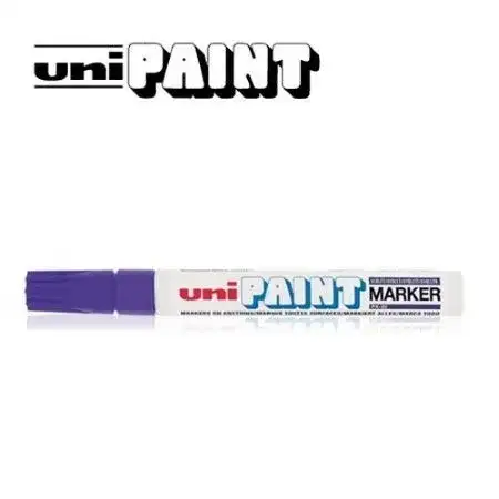 Marcador Uni Paint PX-20 Permanente base esmalte Punta redonda 2,2-2,8mm Violeta