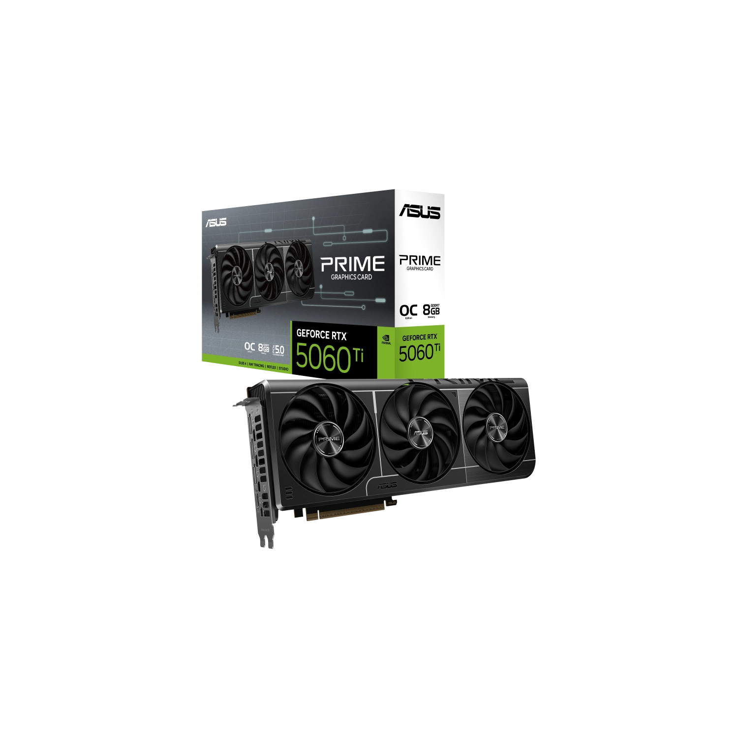 Placa de Video ASUS NVIDIA GeForce PRIME RTX 5060TI O8G ASUS PRIME-RTX5060TIO8G