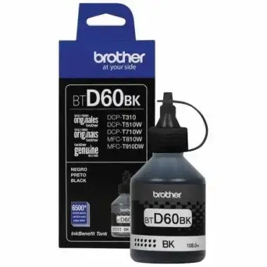 Botella de tinta BTD60BK color Negro BROTHER BTD60BK