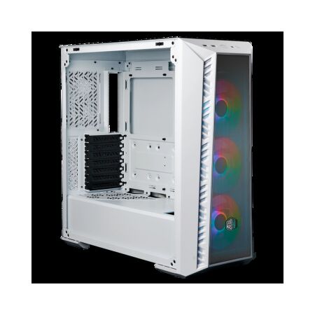 Gabinete COOLER MASTER MasterBox 520 Mesh Blanco Mid Tower ARGB S/Fuente COOLER MASTER MB520-WGNN-S0